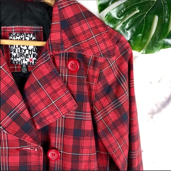 hurley plaid jacket